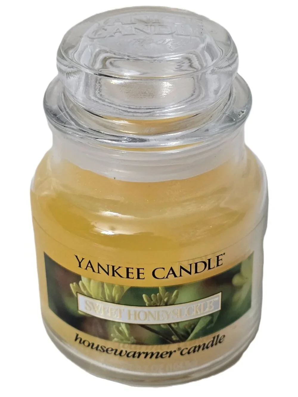 Yankee Candle Sweet Honeysuckle 3.7 oz Jar Housewarmer Small Gift Retired Design